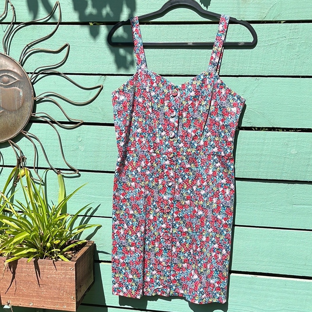 *NWT* Women’s GB Gianni Bini Floral Button Down Mini Dress (Size L)